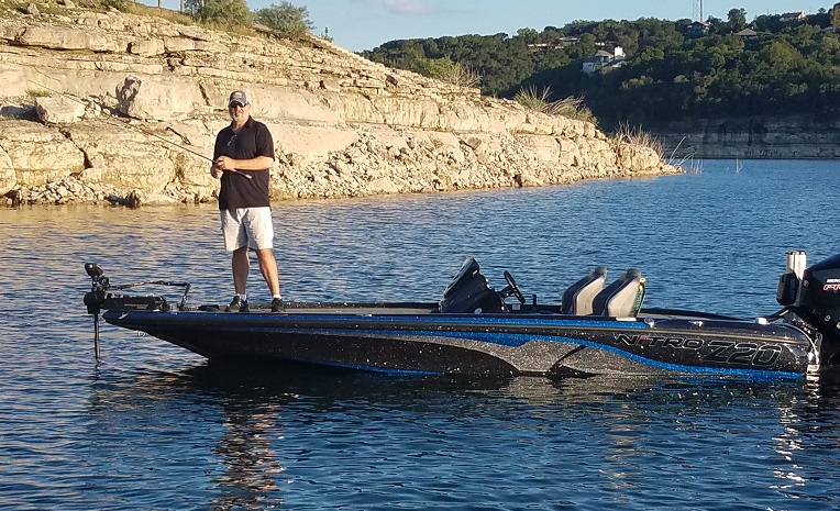 Fishing from the 2019 Nitro Z-20